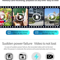 OSQD Best Hidden WiFi CCTV 2025 – Spy Cam 1080P HD with Audio Security Camera image 3