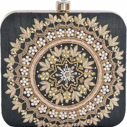 vastans Casual, Party GreyClutch-picture-40