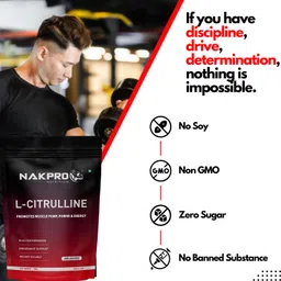 nakpro L-Citrulline Powder, Boosts Nitric oxide & Muscle growth EAA (Essential Amino Acids) image 5