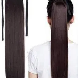 blushia Brown hair extension Ribbon Ponytail tie up wig Hair Extension-picture-20