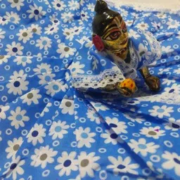 kanha LADDU GOPAL SUMMER NIGHT DRESS along with nappy size 6 with premium quality Dress-picture-16