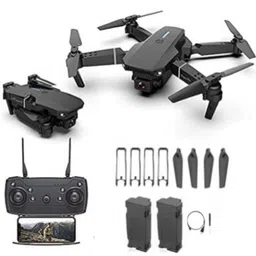 Flyzon E88 Pro Foldable Drone with 4K Dual Lens, 360° Roll & Altitude Hold 2.4 GHz AM4 4 Core Processor Designed for Workstation-picture-27