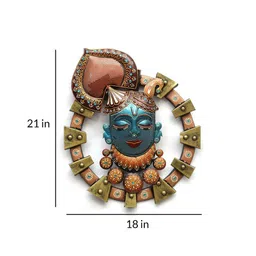 d'dass Iron Spiritual Wal Art In Blue image 4