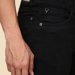 allen solly Men Regular Low Rise Black Jeans image 4