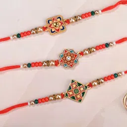 the stone aisle Designer ALF-117 Assorted Rakhi Set-picture-14