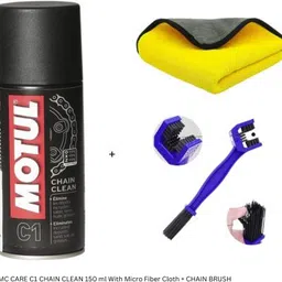 motul C1 Chain Lube + Brush + Fiber Cloth MC CARE C1 CHAIN CLEAN Chain Oil-picture-16