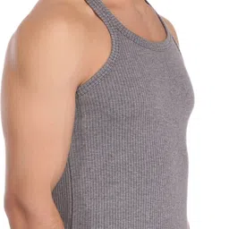 Selfcare Selfcare Men Stripe Thermal Vests|Poly Cotton Winter Sleeveless Innerwear|SW0802 Men Top Thermal image 3