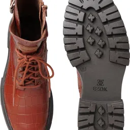 ezok Lightweight Comfort Genuine Leather Soft Trendy Premium Stylish Boots For Men image 5