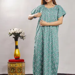 vardhana Women Maternity/Nursing Nighty-picture-15