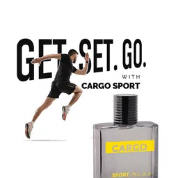 CFS Cargo Sport EDP Long Lasting Perfume & Cargo Blue Deodorant Body Spray-100ml+200ml image 4