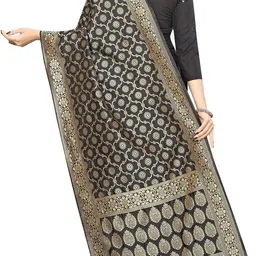 hyphoria Silk Blend Woven Multicolor Women Dupatta image 3