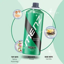 MENZ Men Set Of 3 Macho, Urban & Cartel  Deodorant Body Spray 150 ml Each image 4