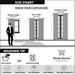 parda online Blue Polyster Floral 7ft Sheer Eyelet Window/Door (2 Pc) image 5