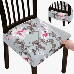 Polycotton Floral 1 Seater Chair Cover-image-3