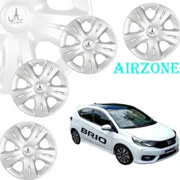 CAR WHEEL CAP/WHEEL NEW SWIFT''-DEGINE'' SILVER ''14-INCH Wheel Cover For Honda Brio, KUV 100, Xcent, Figo, Grand i10, Vista, Indigo, Swift, Celerio, Ritz, Micra, Amaze, Swift Dzire-image-1