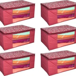 CHAMPARAN Non Woven Saree Covers/Garment Bag/Garment Covers Cotton Laundry Bag-picture-45