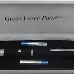 ClothyDeal Green Laser Light Pen, Presentation Disco Pointer Pen Beam with Adjustable Antenna Cap to Change Project Design for Presentation (650 nm, Green) image 2