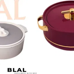 blal Plastic Thermoware Casserole Set | Insulated Hot Pot for Kitchen & Dining Pack of 2 Thermoware Casserole Set-picture-18
