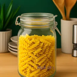 b7 creations Glass Grocery Container - 1200 ml-picture-21