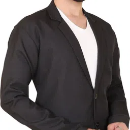abc any budy clean Men Self Design Single Breasted Casual Blazer image 3