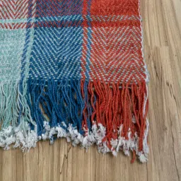 jaipur rugs Red Geometrical Wool 5 ft X 8 ft Rectangle Flat Weaves image 5