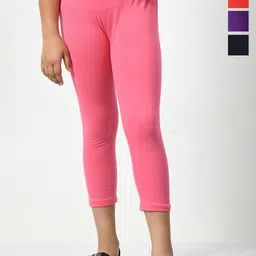 BAESD Girls Pack Of 4 Skinny Fit Capris-picture-27