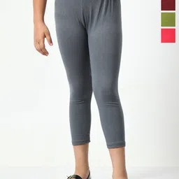 BAESD Girls Pack Of 4 Mid-Rise Capris-picture-16