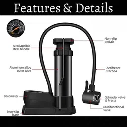 sastikam 250 psi Tyre Air Pump for Car & Bike image 5