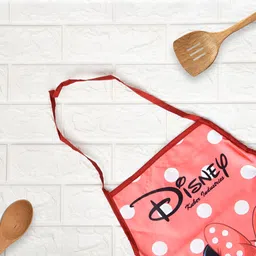 Kuber Industries 2 Pcs Pink Printed Waterproof Kitchen Aprons image 5