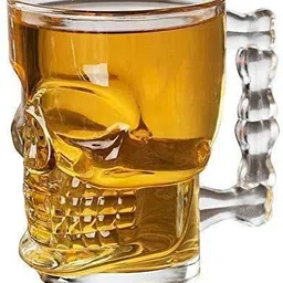 (Pack of 6) skull beer mug set of 6 Glass Set Beer Mug-image-0