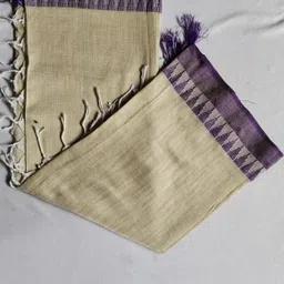 hut Khadi Cotton Solid Purple Women Dupatta image 4