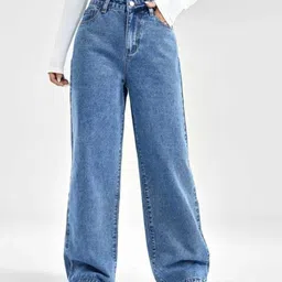 vbeauti Women Regular High Rise Light Blue Jeans-picture-12