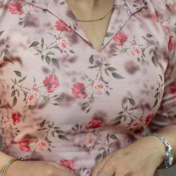 mvfashionhub Women Printed Cotton Blend A-line Kurta image 2