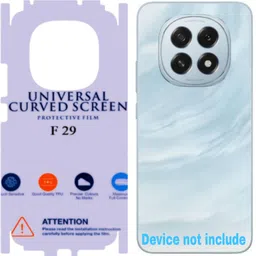 Shreejee Back Screen Guard for OPPO F29 5g back MEMBRANE glossy with 360 covrege back and side full back panel protector-picture-14