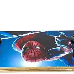 s.v.enterprises 24'' Blue Spidermen Handheld Skateboard 24" Light Flashing 4 Wheels Skate Boards Motorized Skateboard image 2