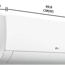 lg Super Convertible 6-in-1 Cooling 1.5 Ton 5 Star Split Inverter AI, 4 Way Swing, HD Filter with Anti-Virus Protection AC- White image 2