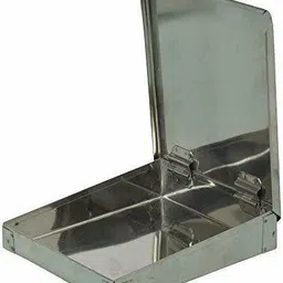 pmw Steel Box - Steel Case for Calculator - Fits Medium Size Calculators - 1 Piece - 5.5 Inch x 5 Inch Basic Calculator image 1