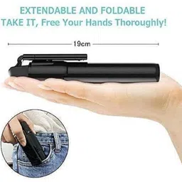 Kukshya Multifunction Wireless Bluetooth Selfie Stick Extendable Handheld Tripod Tripod image 5