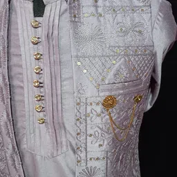 men choice Embroidered, Solid Men Waistcoat image 3