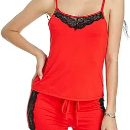 newba Self Design Women Red Swimsuit image 3