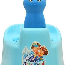 peapod Baby Potty Training Seat Potty Toilet Chair Removable Tray & Closing Lid Potty Seat image 2