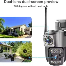 OSQD 360° WiFi Security Camera 1080p HD PTZ Outdoor with Motion Alert Security Camera image 4
