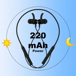 tabaret Thunder bass Wireless in Ear NeckBand, Neck-Hanging Bluetooth Headset Bluetooth Headset image 2