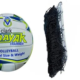 clark CLK8767 pu volleyball with net and pump Volleyball Kit-picture-19