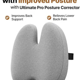 cloudbliss Memory Foam Orthopaedic Pillow Pack of 1 Solid Orthopedic Backrest Cushion for Lumbar & Posture Support image 2