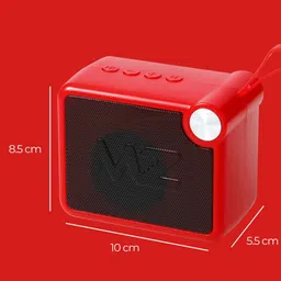 MZ M406SP-BLUETOOTH PORTABLE SPEAKER-Dynamic Thunder Sound, 1200mAh Battery 5 W Bluetooth Speaker image 4