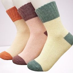alexvyan Women Self Design, Solid, Woven Mid-Calf/Crew-picture-22