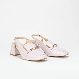 SCENTRA Embellished Backstrap Block Heel Pumps-picture-35