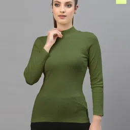 Friskers Pack Of 2 Turtle Neck Cotton Rib Tops-picture-31