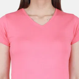 rock.it rock it V-Neck Short Sleeves Cotton T-Shirt image 2